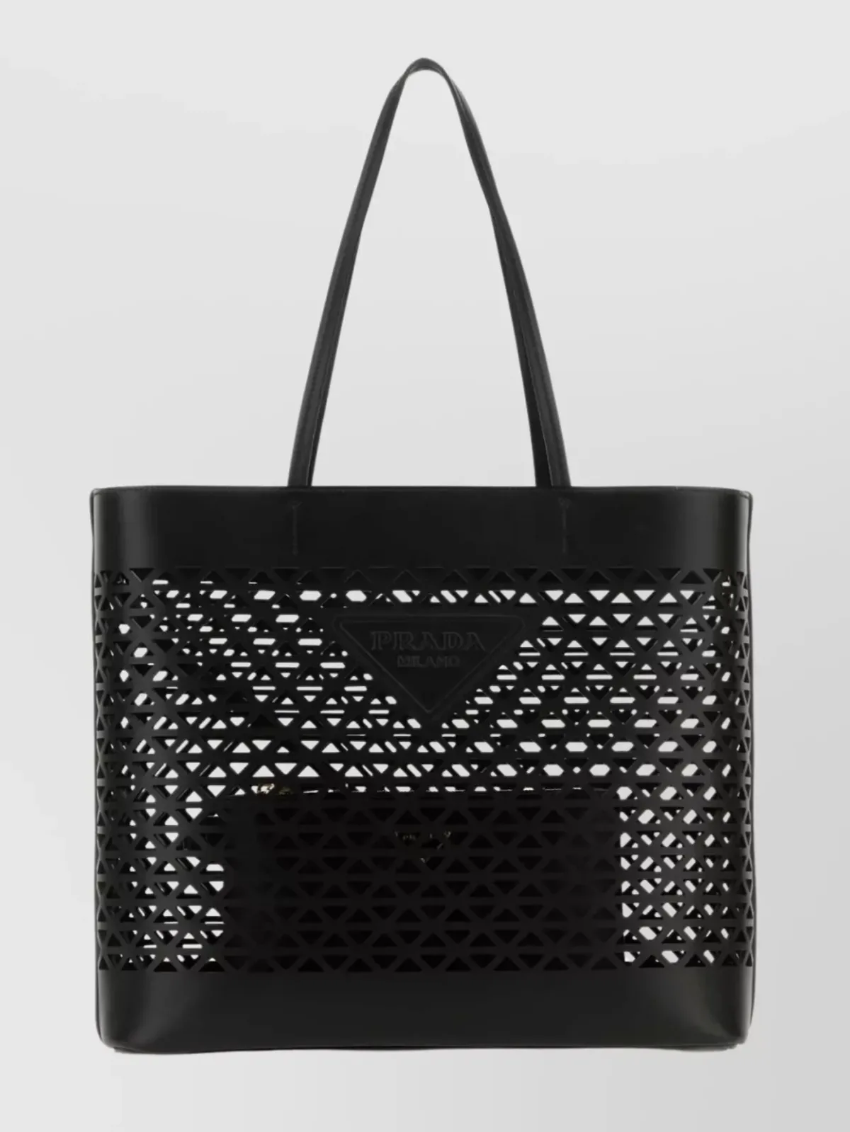 Prada Leather Beach Bag em Preto, foto 1