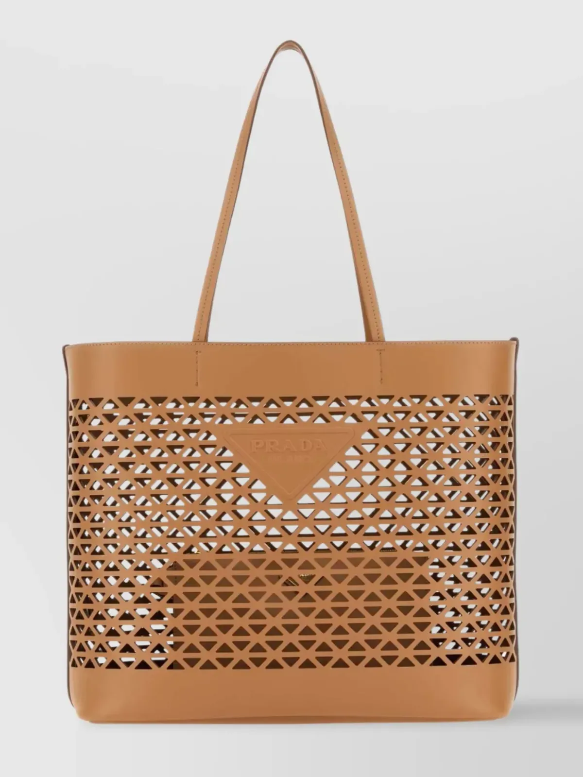 Prada Leather Beach Bag em Camel, foto 1
