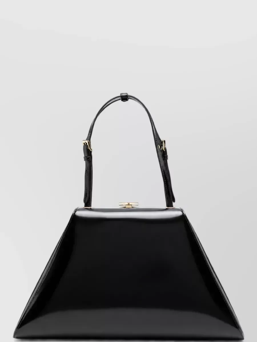 Prada Triangle Clutch in Schwarz, Foto 3