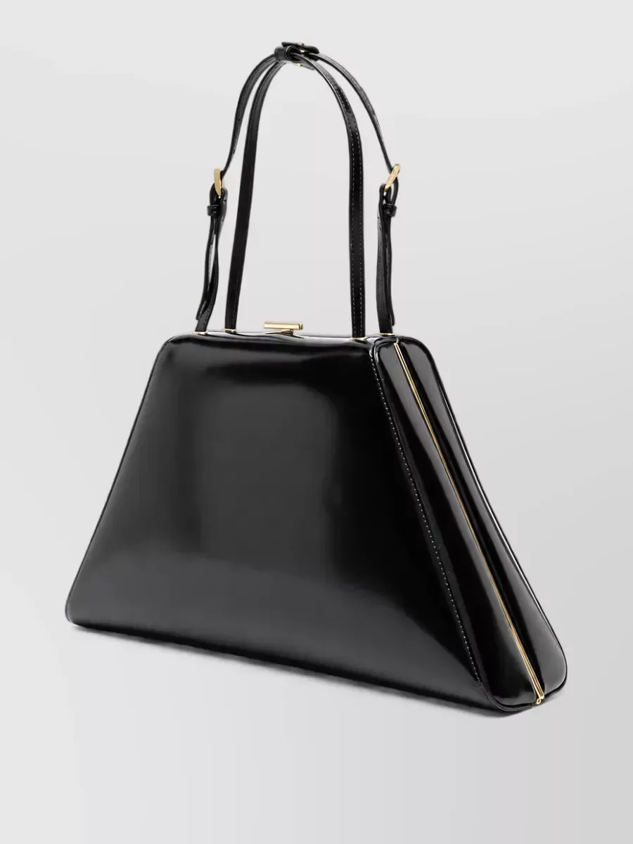 Prada Triangle Clutch in Schwarz, Foto 4