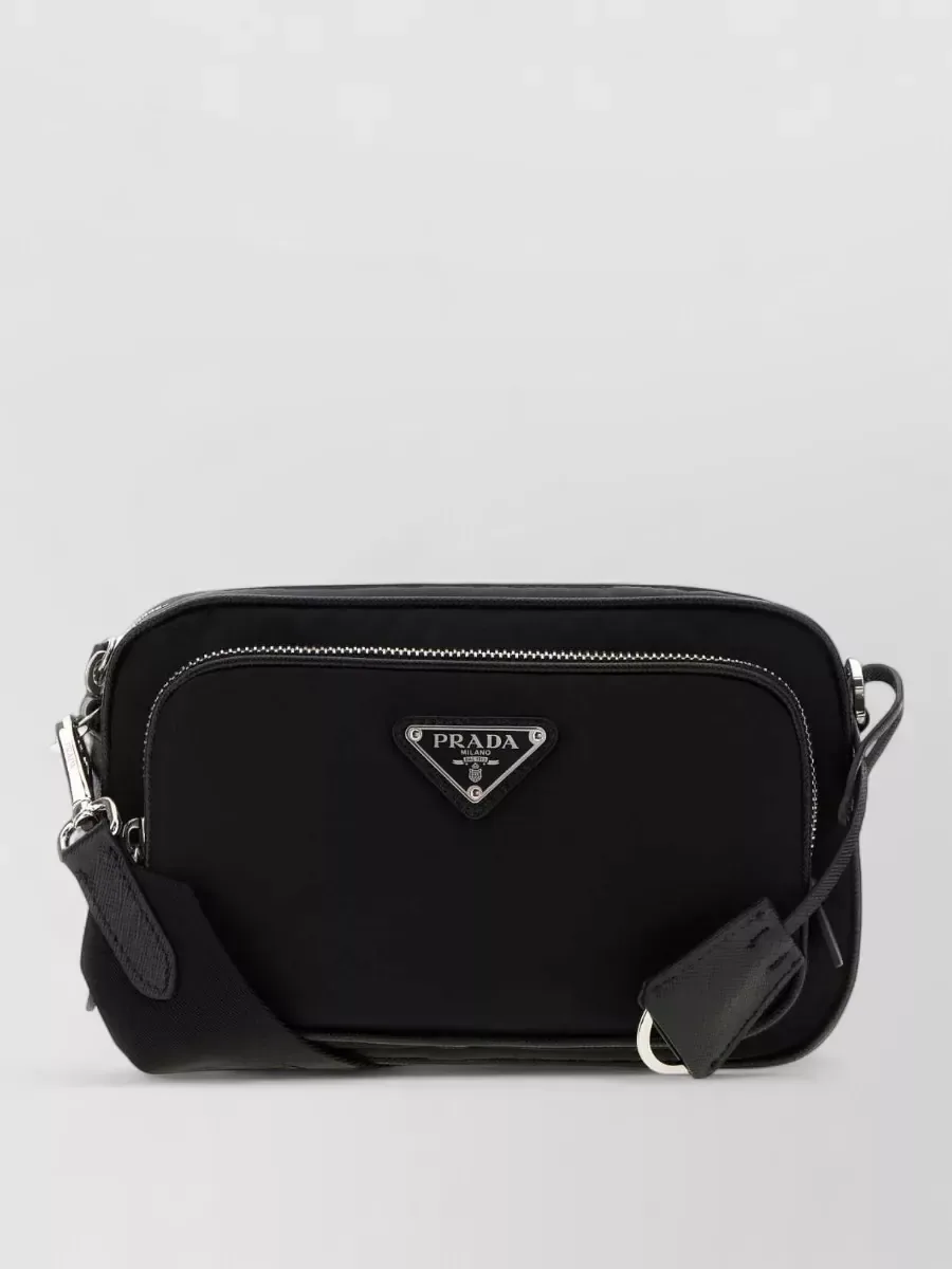 Prada Re-Edition斜挎包黑色款，图1