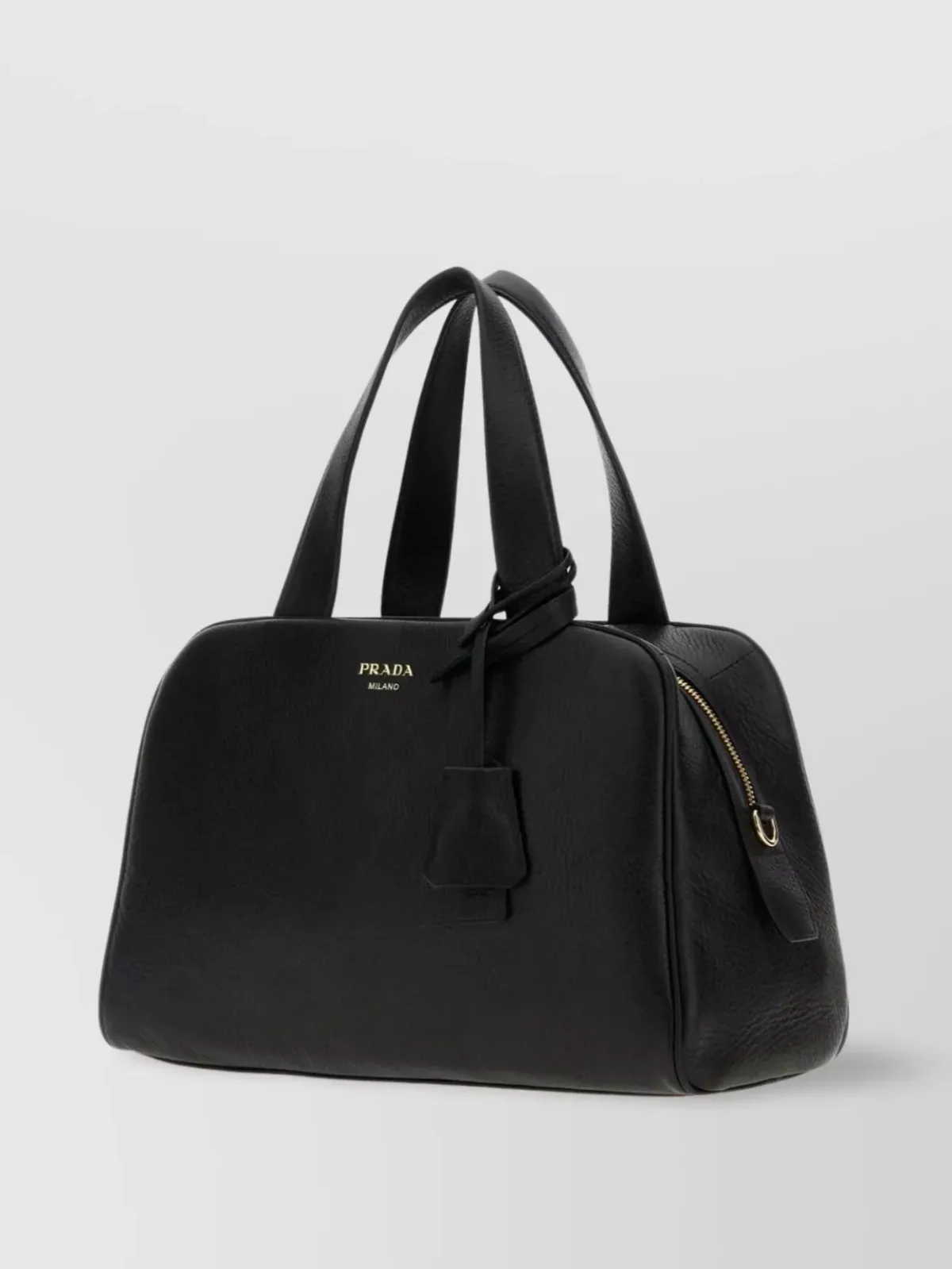 Prada Hirschleder Schultertasche in Schwarz, Foto 2
