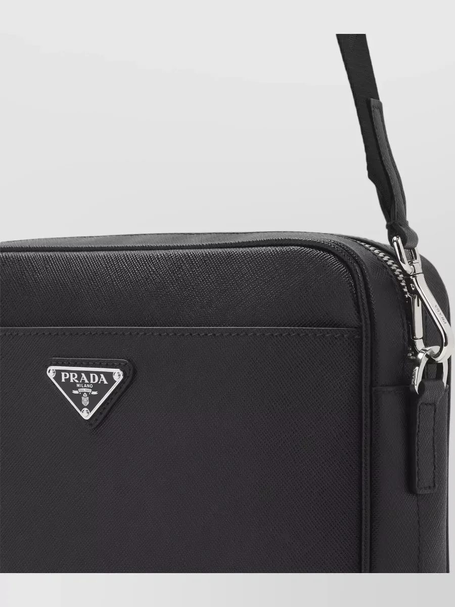 Prada حقيبة كتف سوداء باللون الأسود، صورة 3