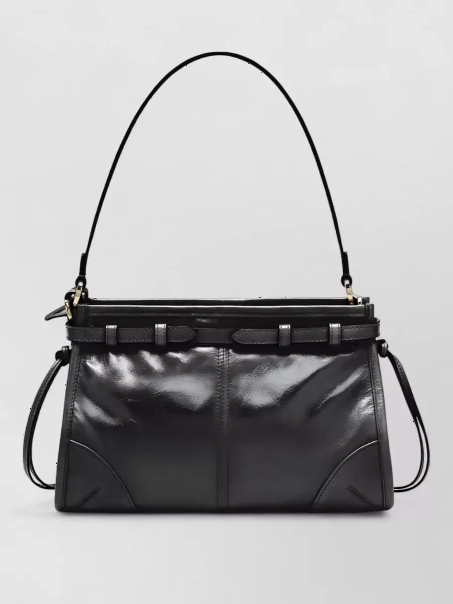 Prada Top Handle Shoulder Bag in Black, photo 1