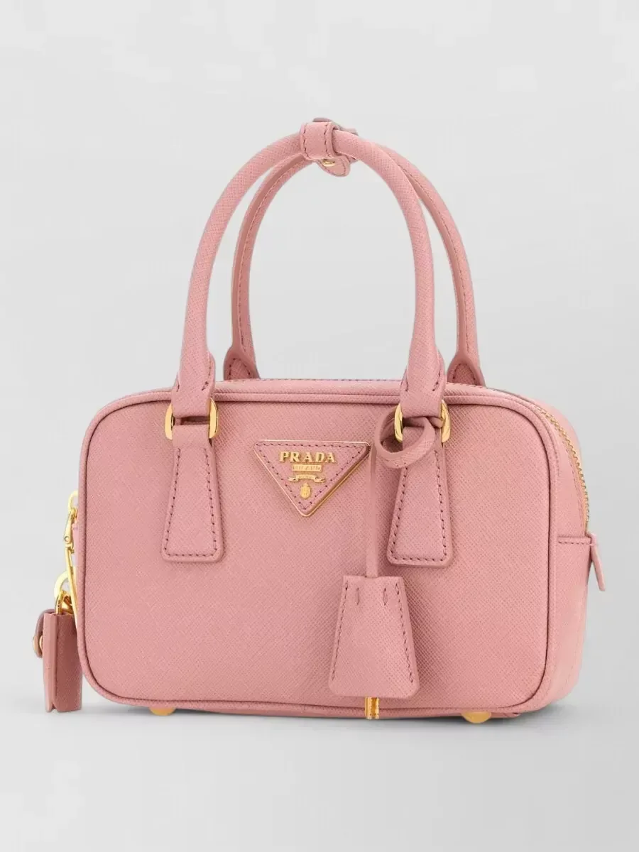 Mini borsa Prada con manici superiori in rosa, foto 1
