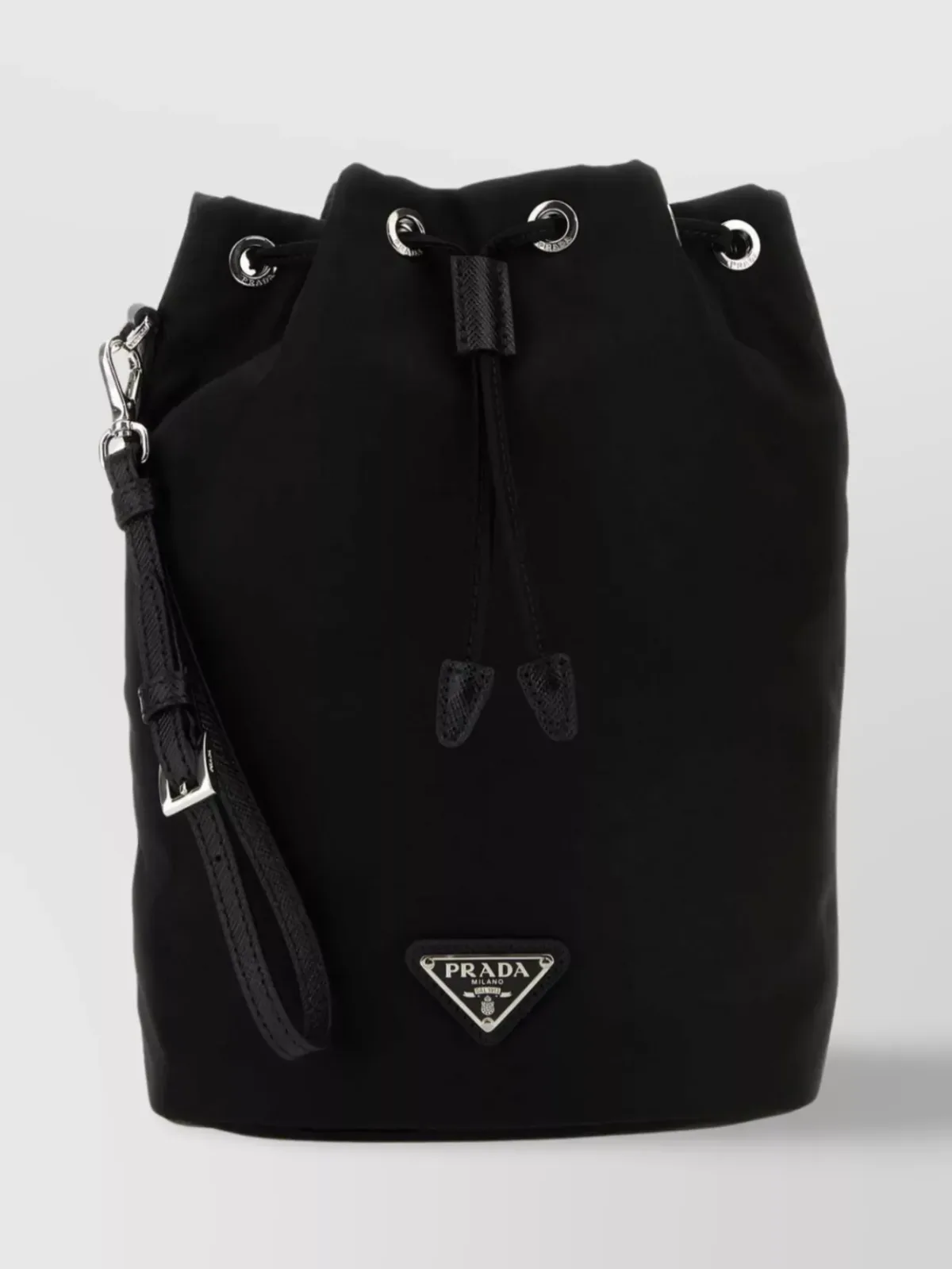Borsa a secchiello Prada Re-Nylon in nero, foto 1