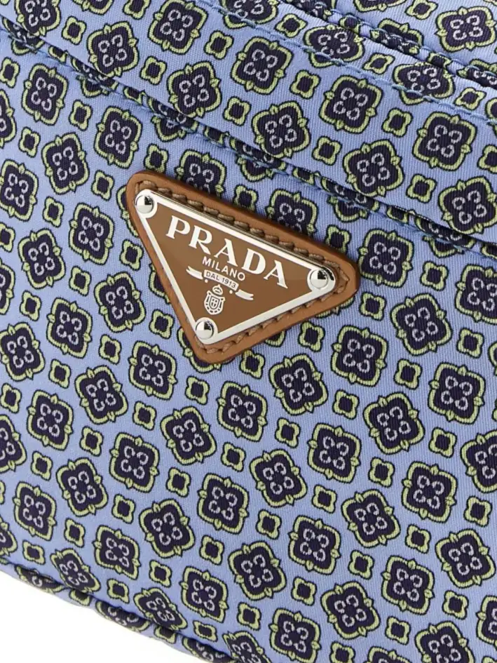 Prada حقيبة خصر Re-Nylon باللون الأزرق، صورة 4