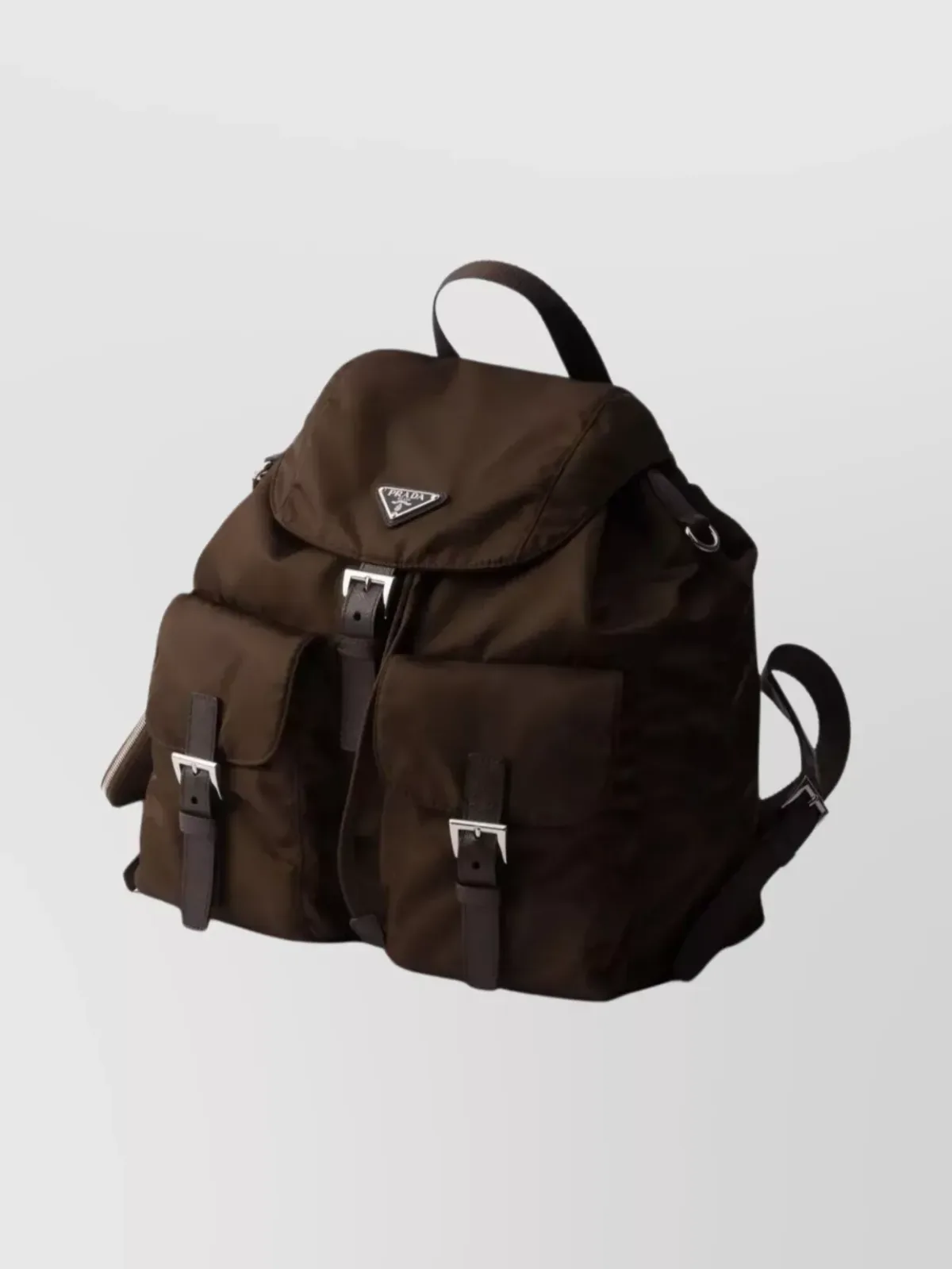 Prada Re-Nylon Medium Backpack in Brown, photo 3