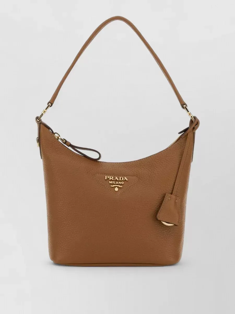 Prada Hirschleder Schultertasche in Kamel, Foto 1