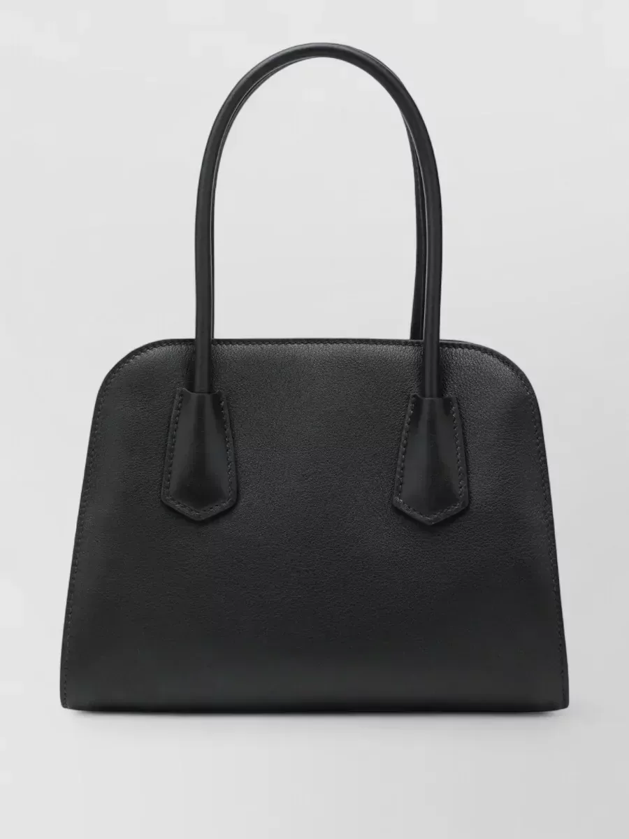 Prada Structured Top Handle Bag in Black, photo 2
