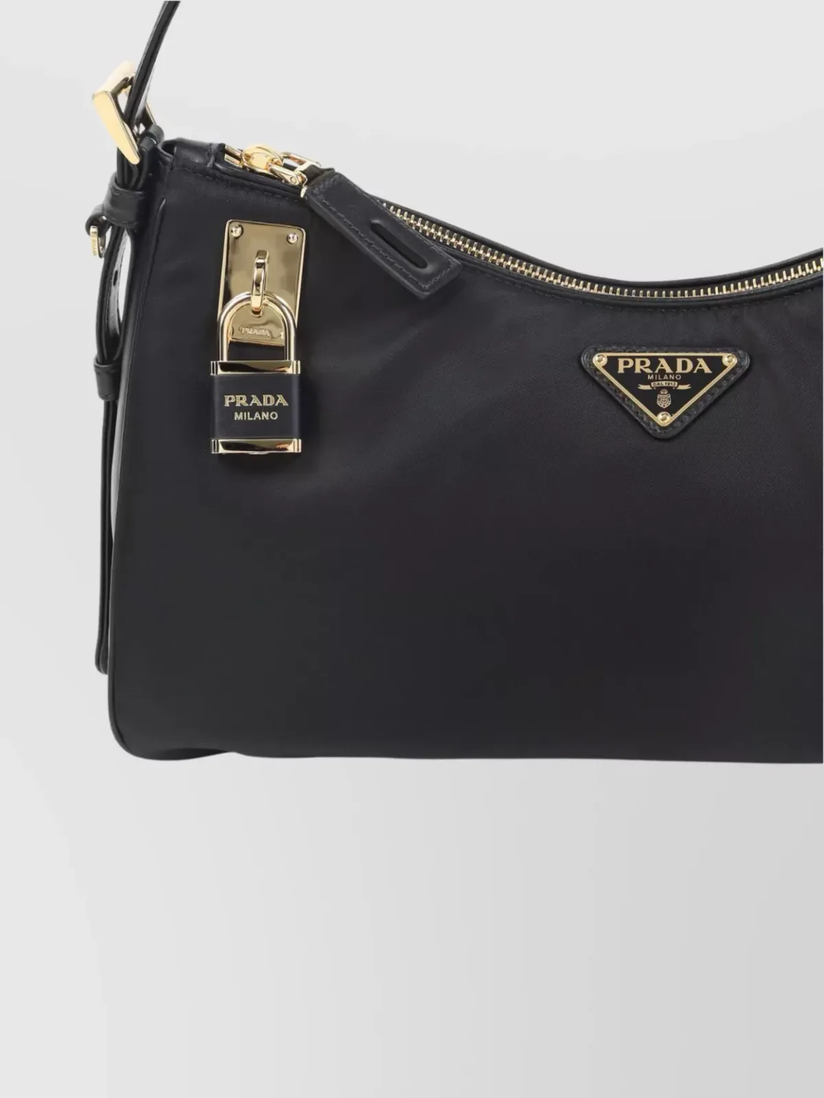 Prada Aimée Large in Nero, foto 3