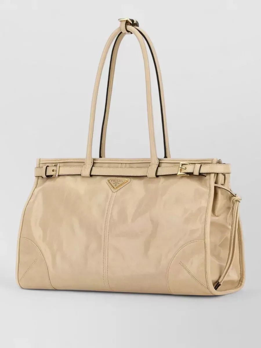 Prada Calf Leather Tote em Bege, foto 2