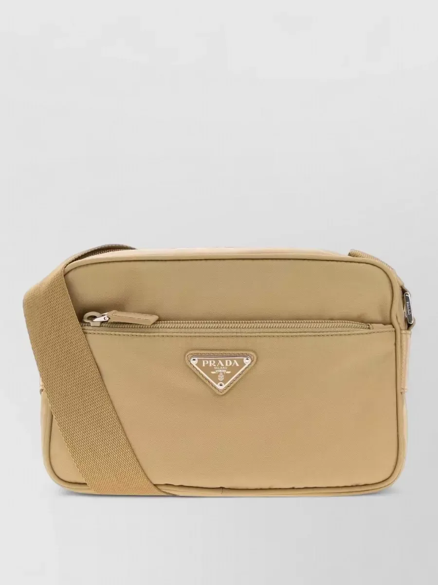Bandolera Prada Re-Edition en beige oscuro, foto 1