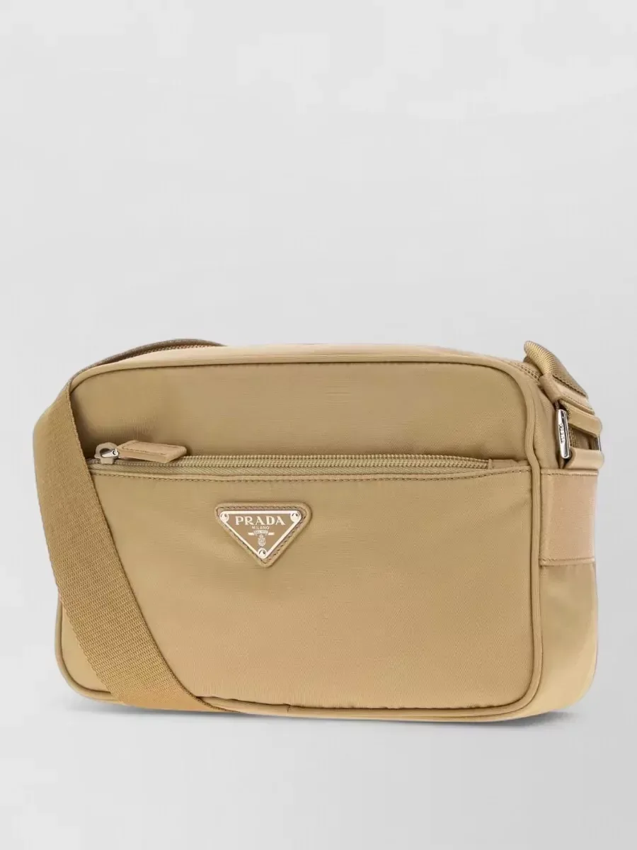 Bandolera Prada Re-Edition en beige oscuro, foto 2