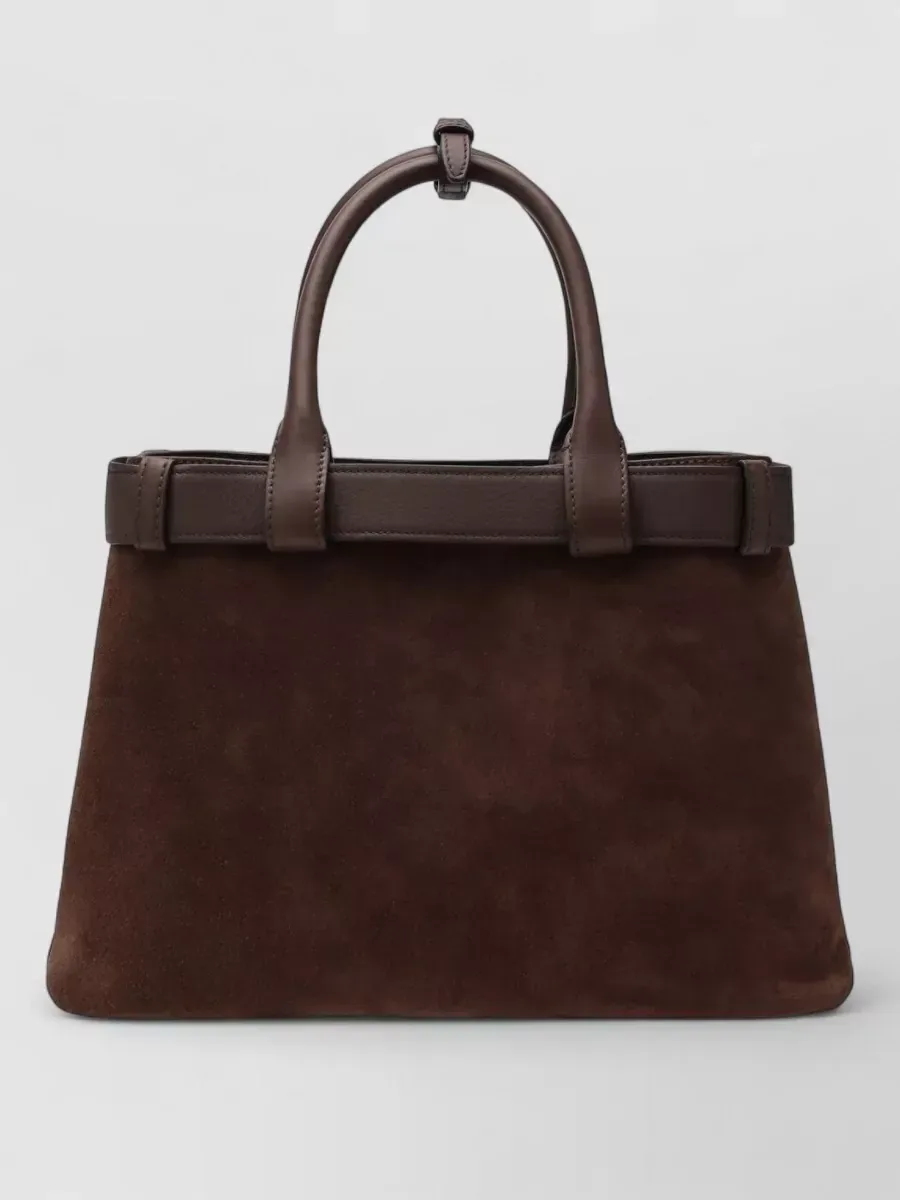 Prada Buckle Medium en marron, photo 2
