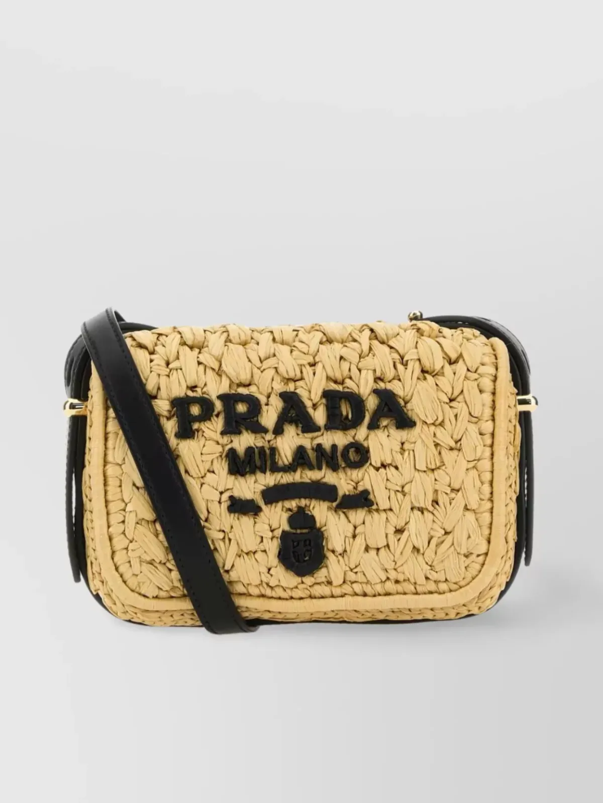 Mala de ombro Prada com aba em bege, foto 1