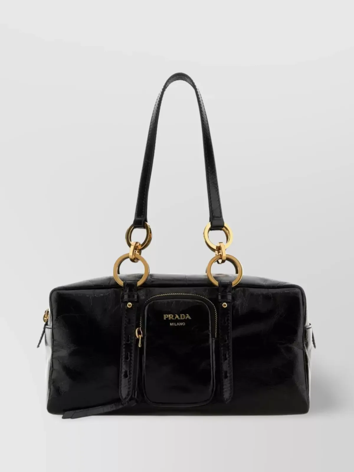 Borsa a spalla Prada Re-Edition in nero, foto 1