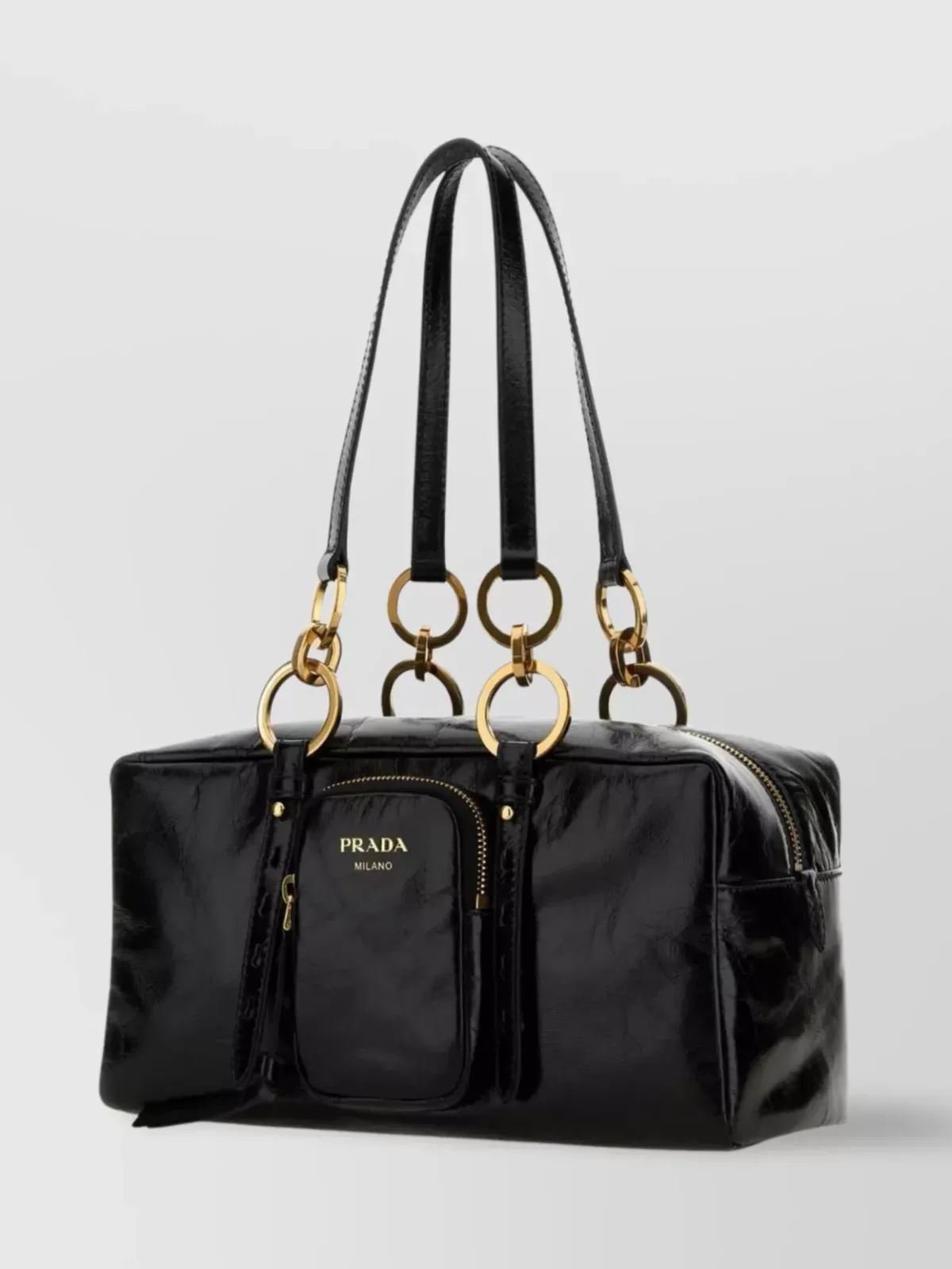 Borsa a spalla Prada Re-Edition in nero, foto 2