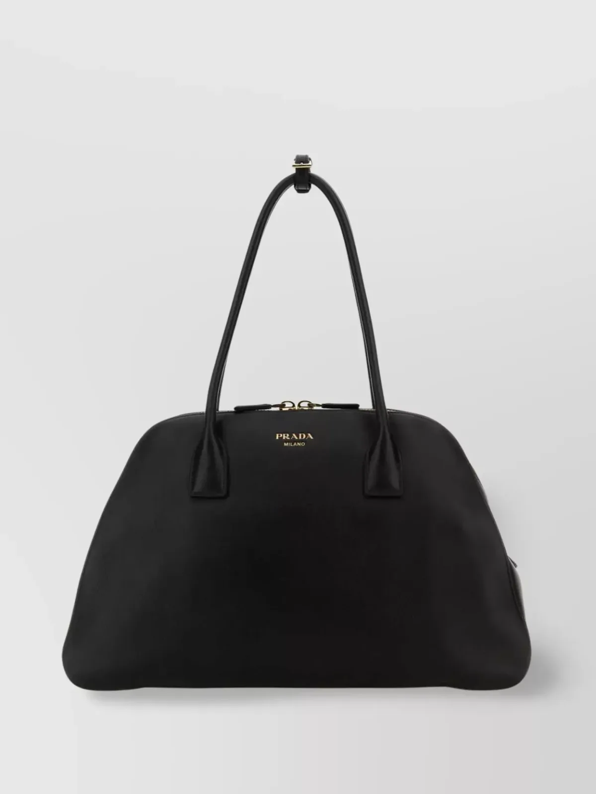 Prada Medium Structured Shoulder Bag in Black, photo 1