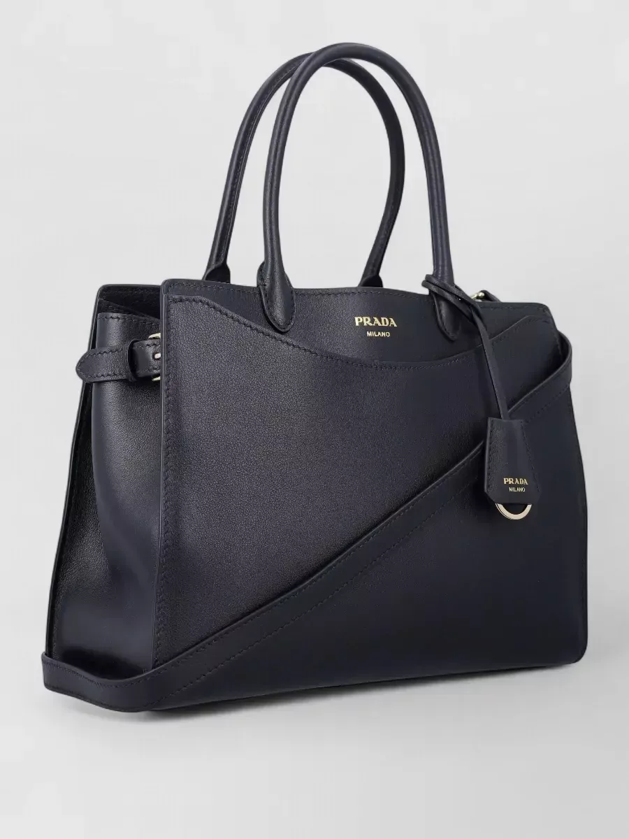 Borsa tote Prada Prelude Large in nero, foto 1