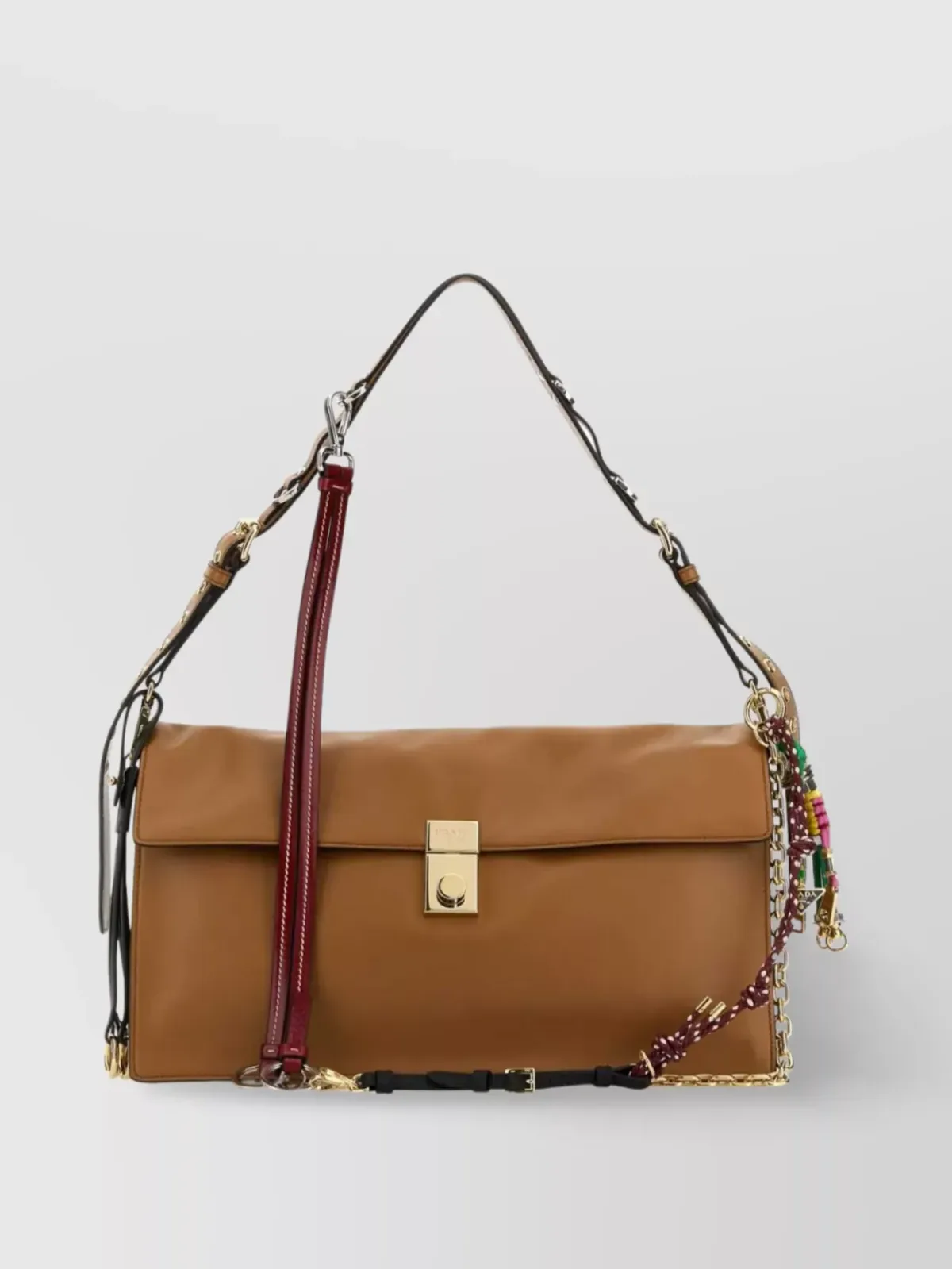 Prada Soft Large 驼色款，图1