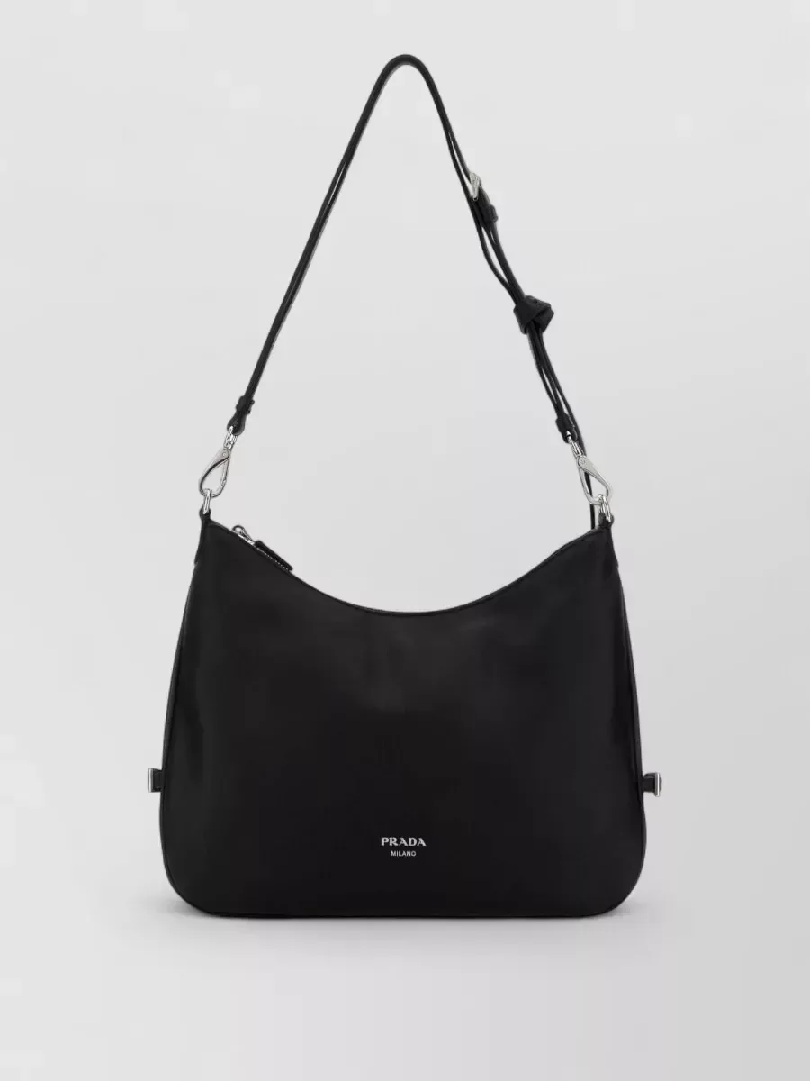 Prada Lederschultertasche in Schwarz, Foto 1