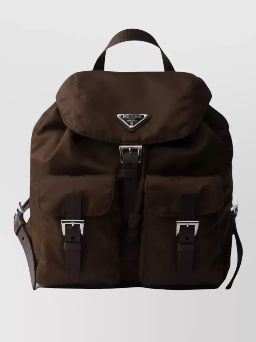 Prada Explore Small Rucksack in Braun, Foto 3