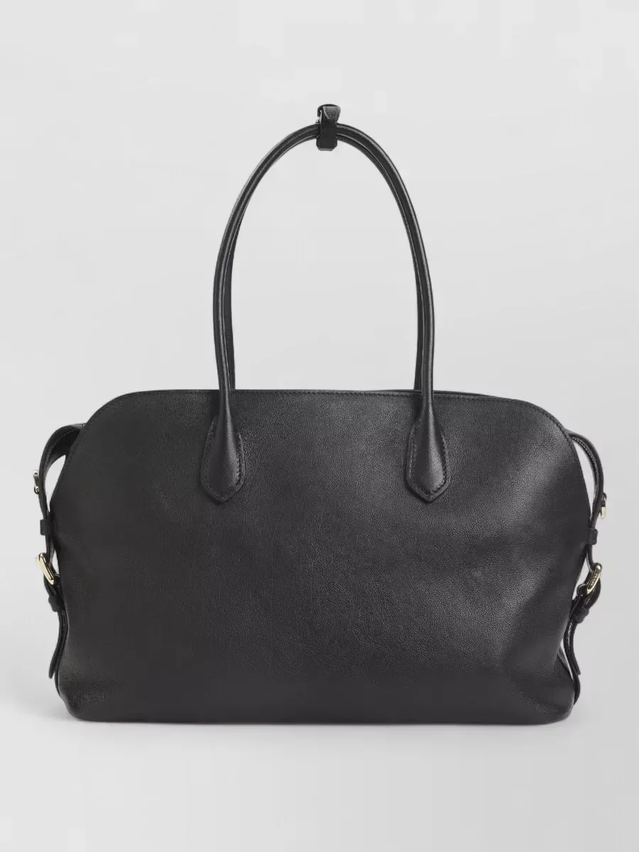 Prada Tote Bag aus Büffelleder in Schwarz, Foto 4