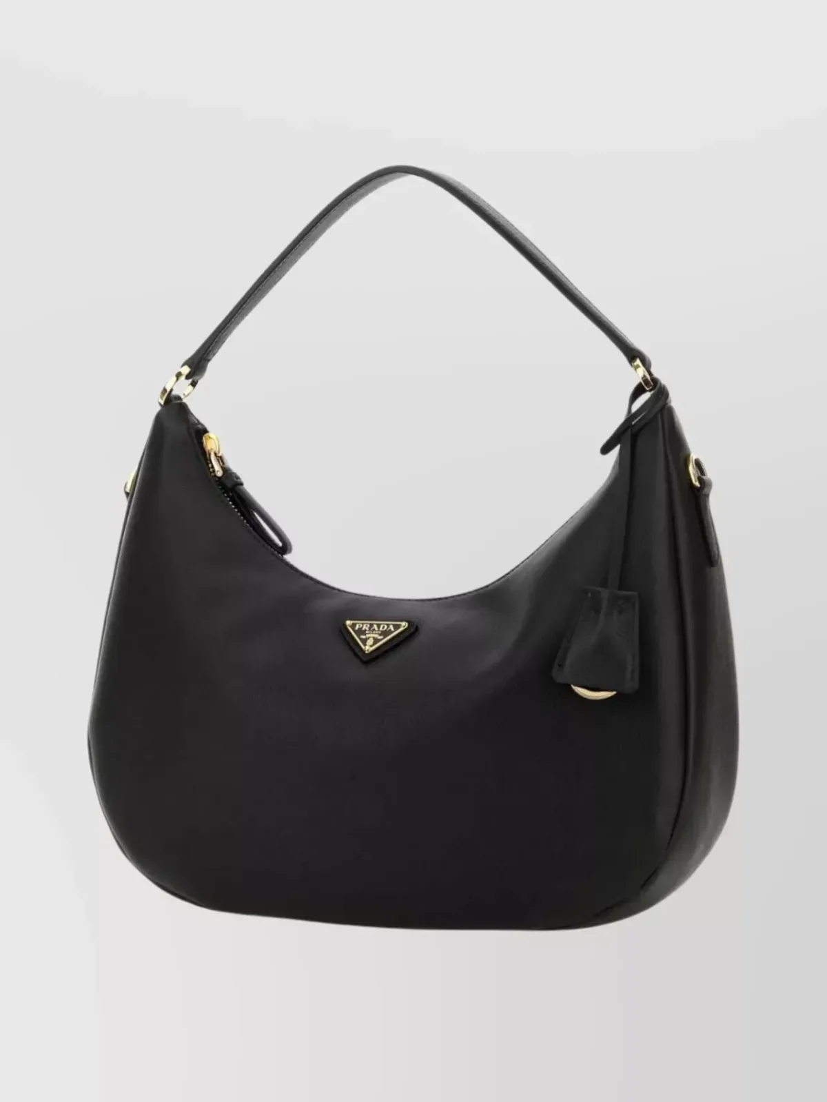 Borsa a mano Prada in pelle di vitello nera, foto 2