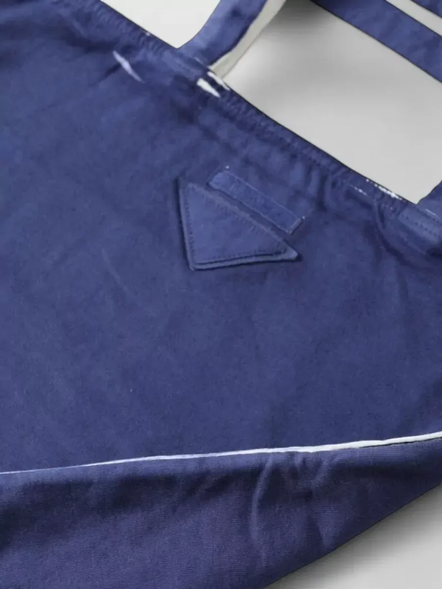 Mala tote Prada em tecido azul-marinho, fotografia 3