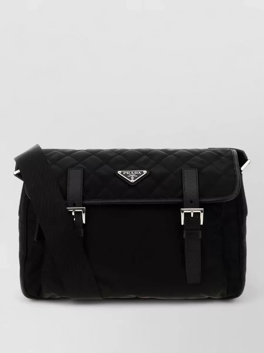 Prada Laptoptasche gesteppt in Schwarz, Foto 2