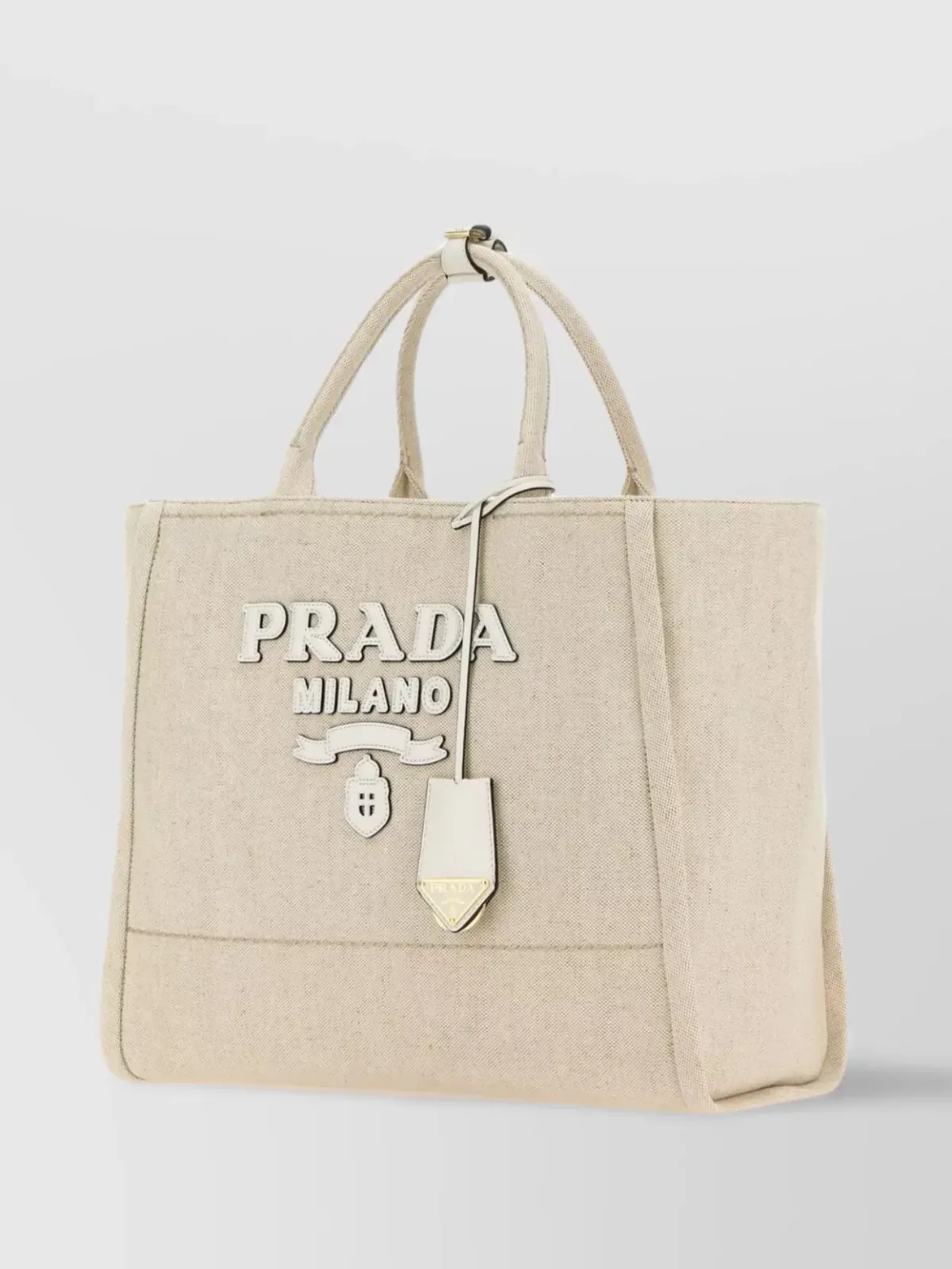 Prada Canvas Shopper in Beige, Foto 3