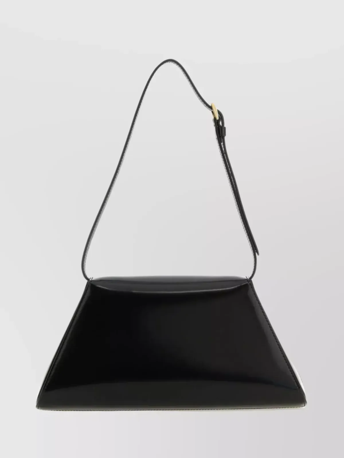 Prada Fold-Over Schultertasche in Schwarz, Foto 2