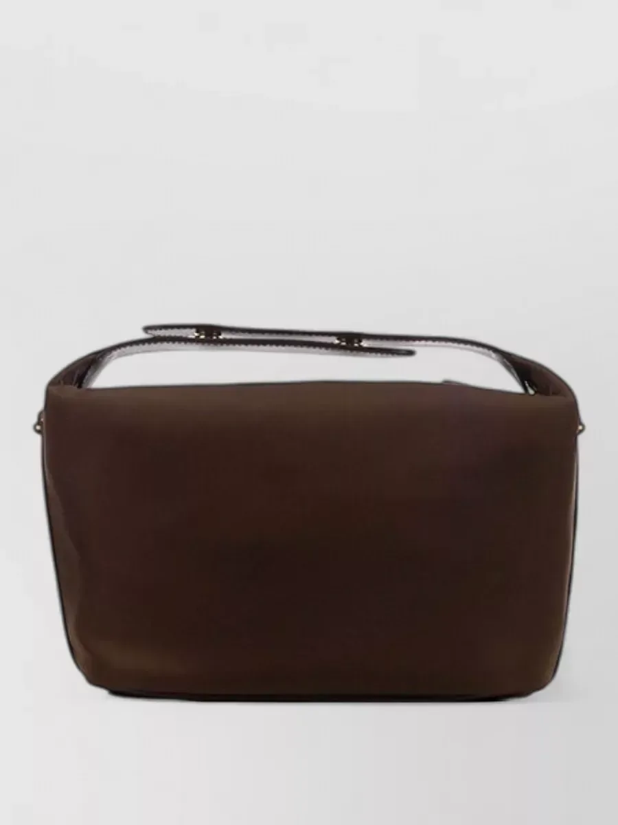 Prada Mini Leather Clutch in Brown, photo 2