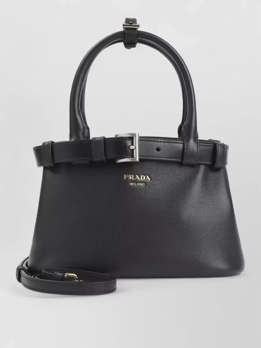 Prada Buckle Small in Schwarz, Foto 1