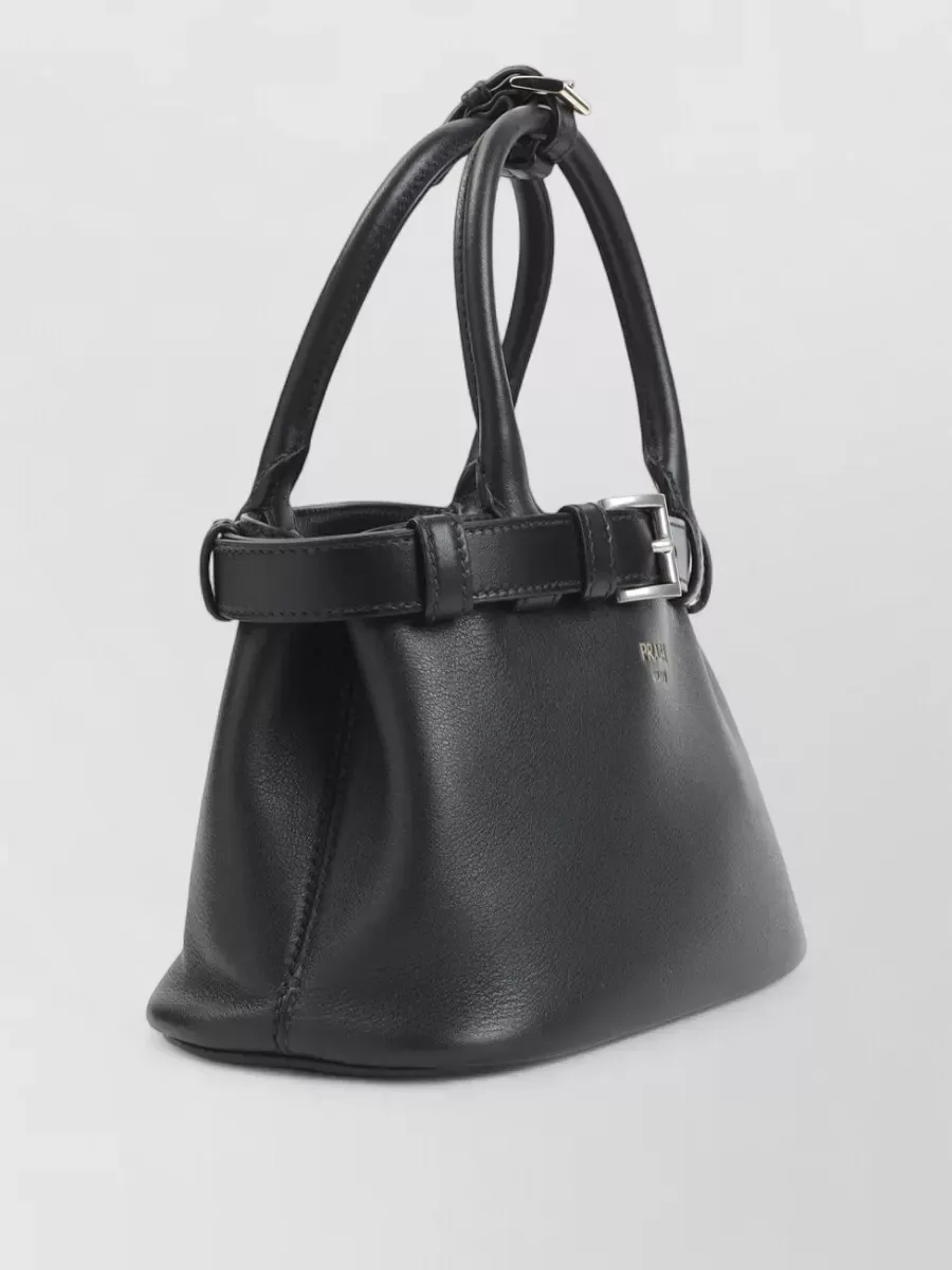 Prada Buckle Small in Schwarz, Foto 3