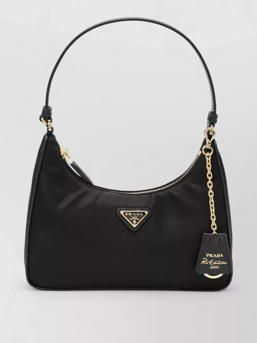 Prada Re-Edition Re-Nylon Schultertasche in Schwarz, Foto 1