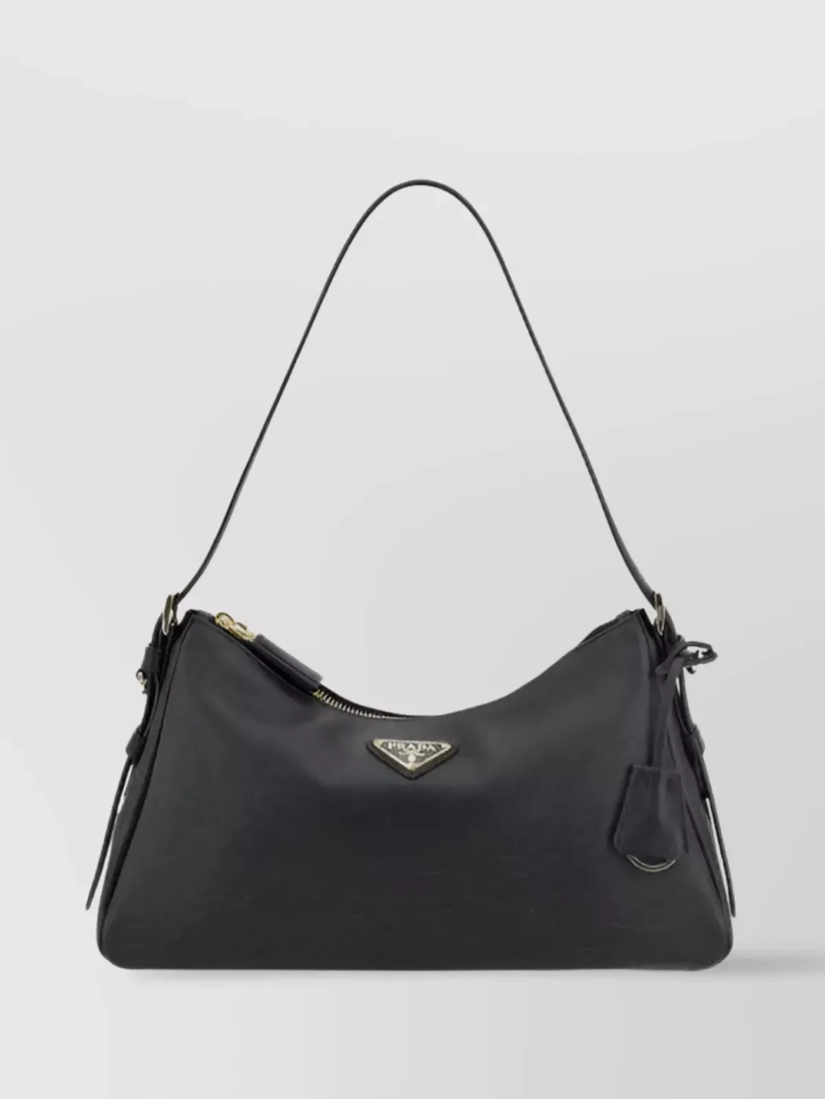 Prada Aimée Medium Schultertasche in Schwarz, Foto 1