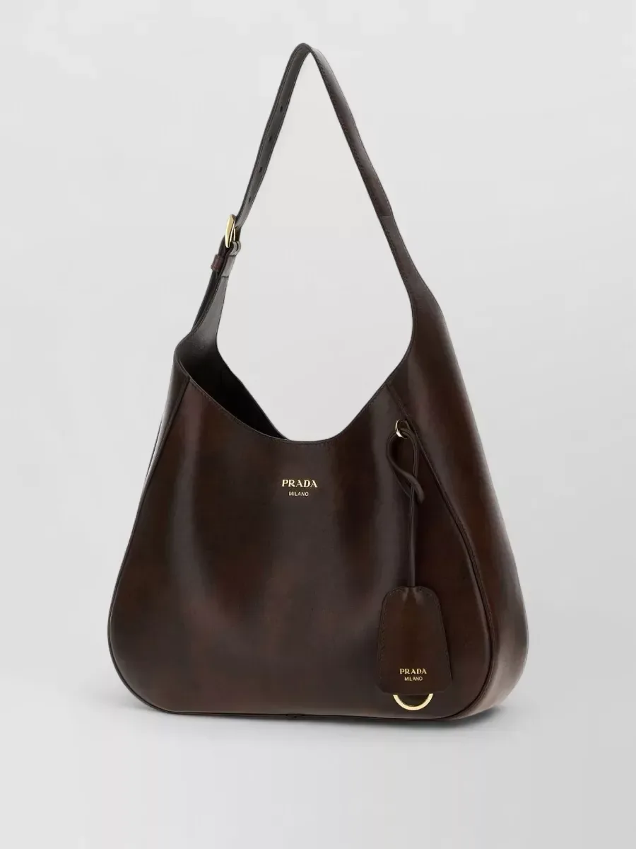 Prada Leather Tote in Brown, photo 2