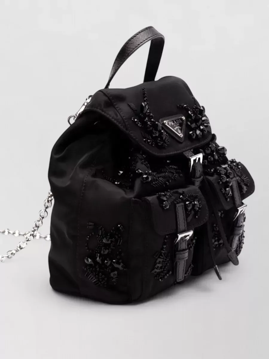 Prada Re-Edition Backpack in Black, photo 3