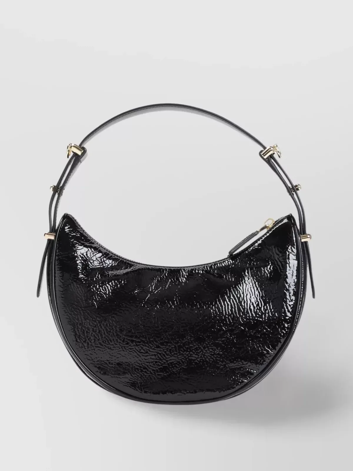Prada Lamb Leather Shoulder Bag in Schwarz, Foto 2