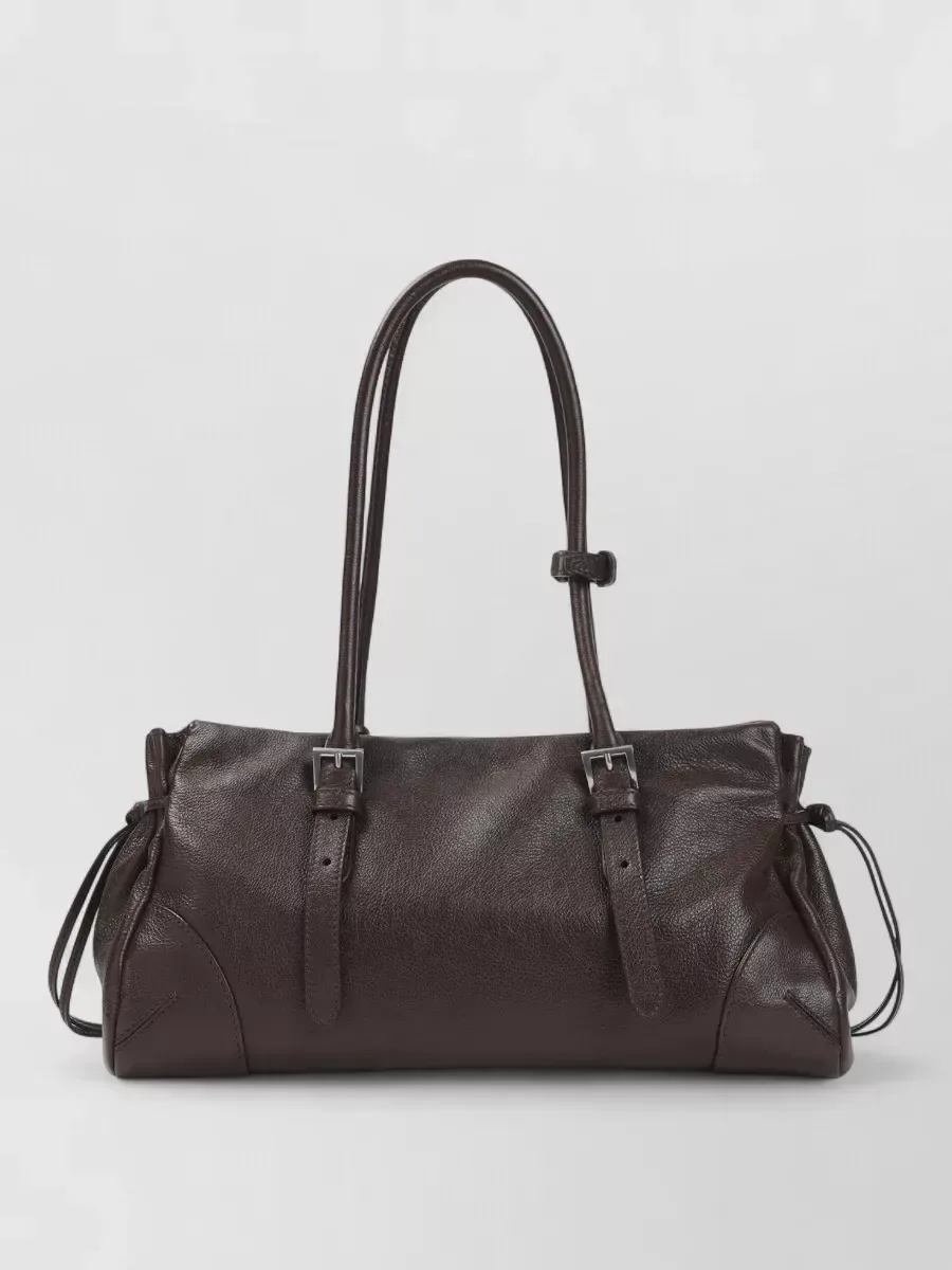 Prada Soft Leather Tote بني، صورة 1