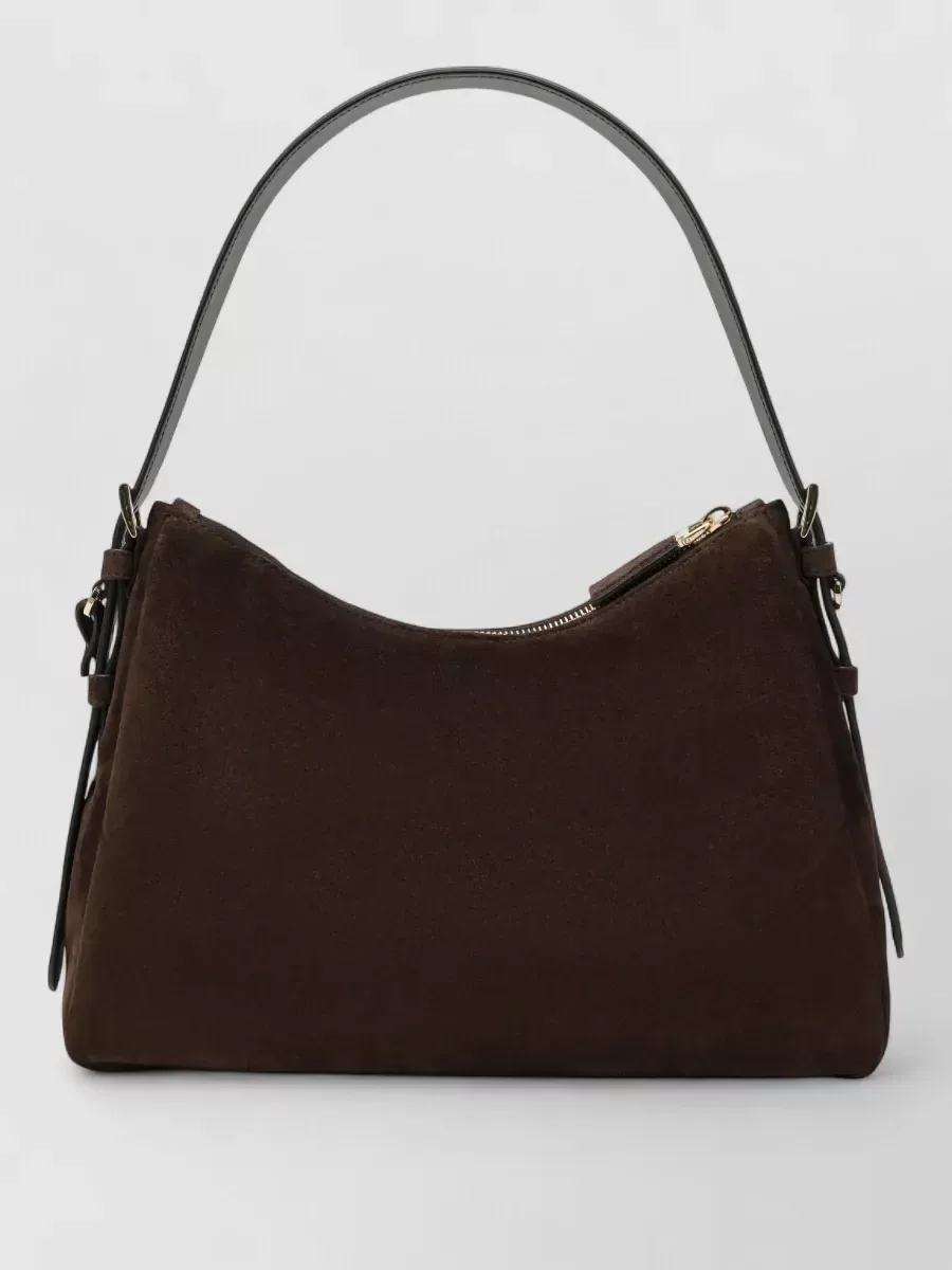 Prada Suede Finish Top Handle Bag in Brown, photo 2
