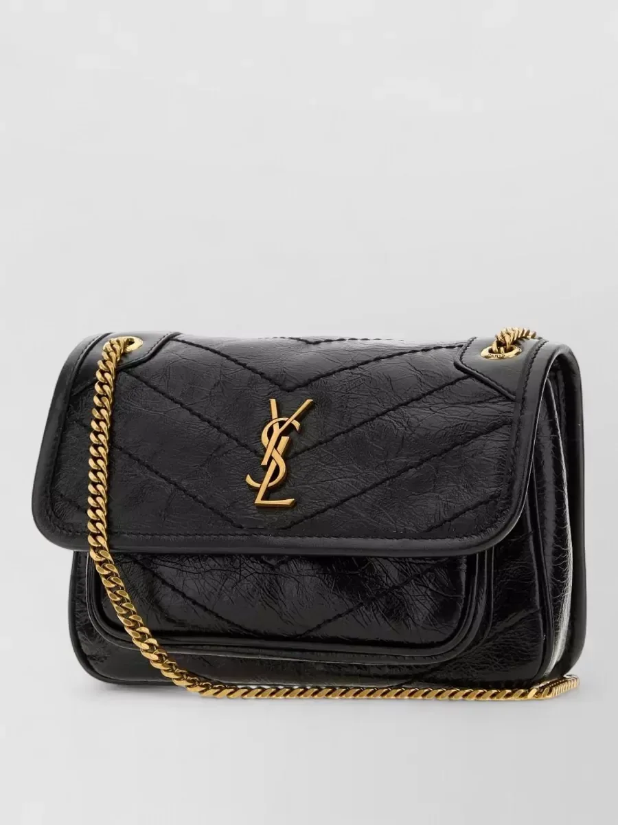 Saint Laurent Niki Mini in Nero, foto 2