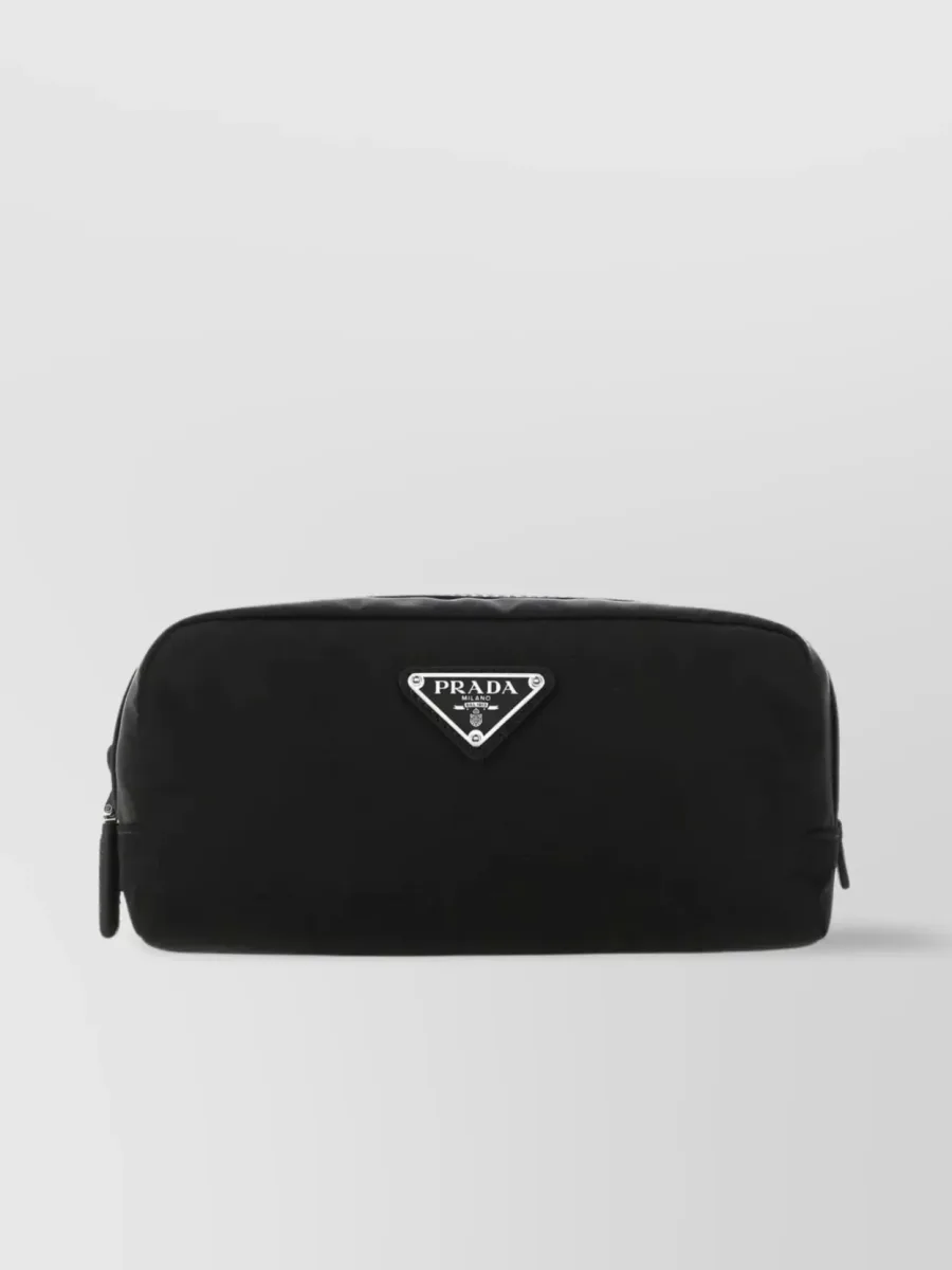 Prada Re-Edition Beauty Case in Black Re-Nylon and Saffiano