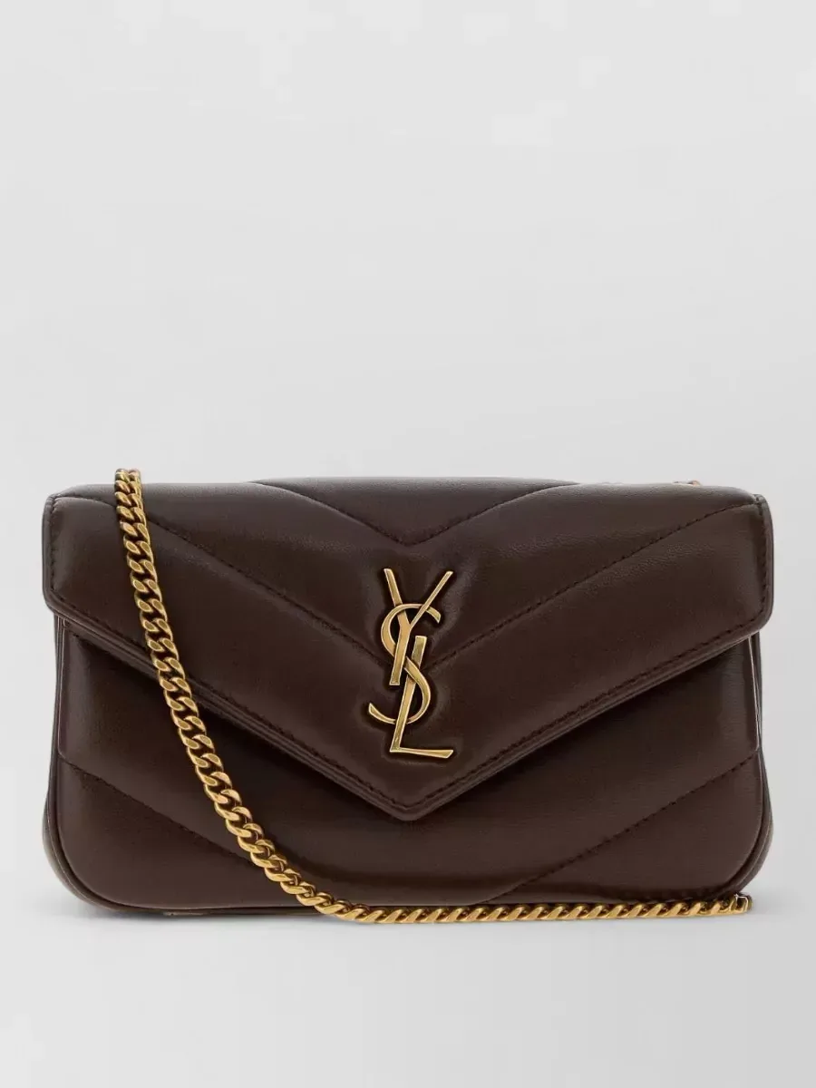 Saint Laurent Loulou Mini in Brown, photo 1