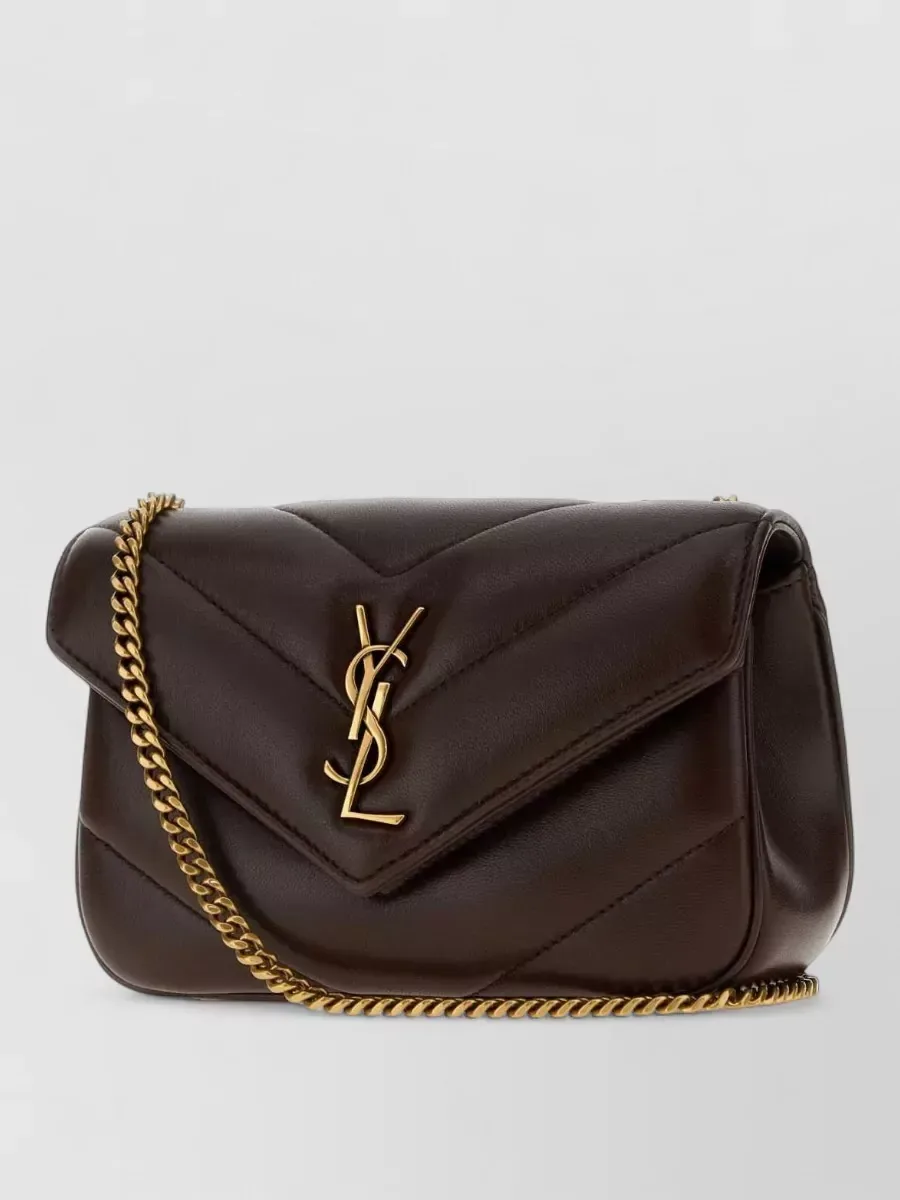Saint Laurent Loulou Mini in Brown, photo 2