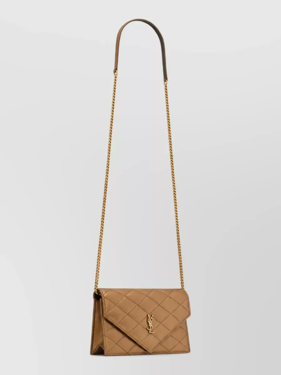 Saint Laurent Paris in marrone, foto 2