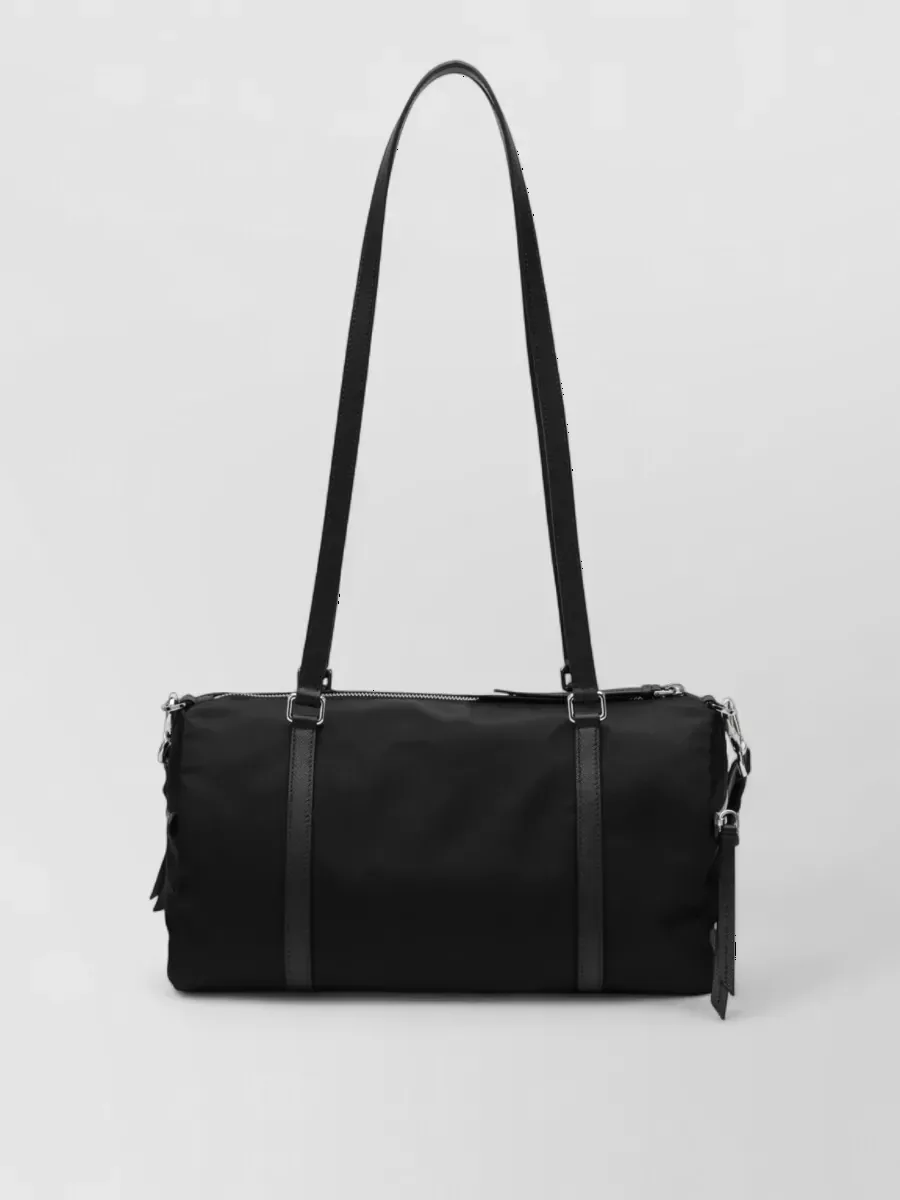 Prada Lightweight Zip Shoulder Bag in Black, photo 2
