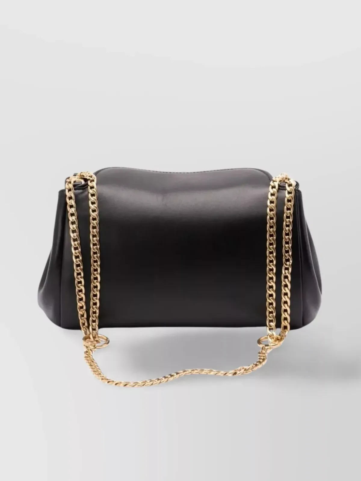 Prada Small Chain Shoulder Bag باللون الأسود، صورة 2